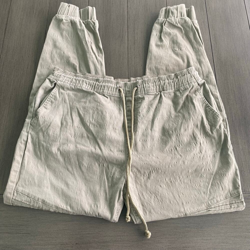 Phat Farm Y2K Relaxed Jogger Pants • Khaki • Men’s 3X • Elastic Cuffs